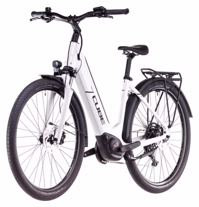Cube Touring Hybrid One 500 Easy Entry Electric Hybrid Bike Shimano Cues 9S 500 Wh 700 mm Cotton White Grey 2025 - Online Shop