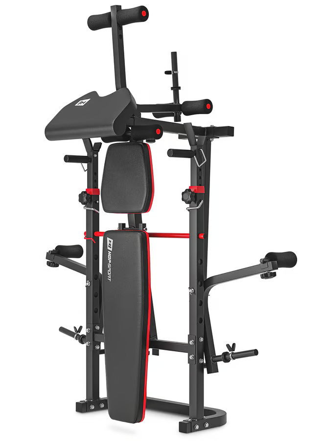 Hop-Sport plastic dumbbell set with weight bench 1065 - Online Shop