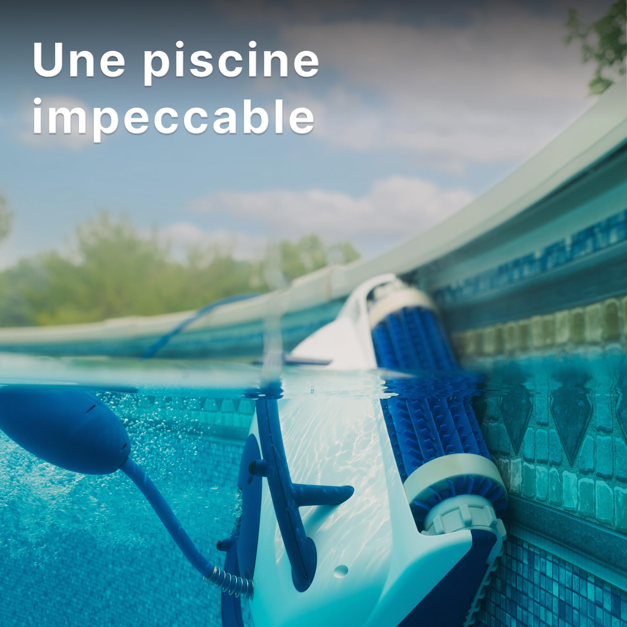 Dolphin Pool UP Robot Electric Pool Cleaner - Wall Cleaning, Above Ground Pools up to 8 meters in Length - Online Shop