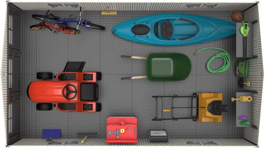 Lifespan 11 x 18.5 feet. Outdoor Storage Shed, 11 x 18.5, Desert Sand - Online Shop